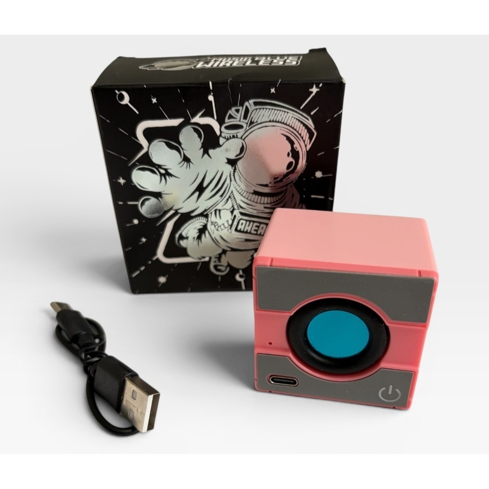 Music Blue Wireless X1 Engine 2024 Portable Bluetooth Speaker Genki Peach Pink